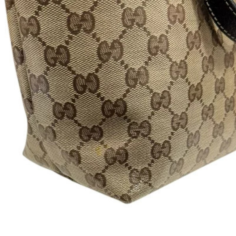 Gucci Leather Bag GG Crystal Beige Tote - Picture 8 of 8